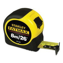 1-1/4 X 8M/25 FATMAX TAPE RULE-STANLEY-PROTO *-680-33-726
