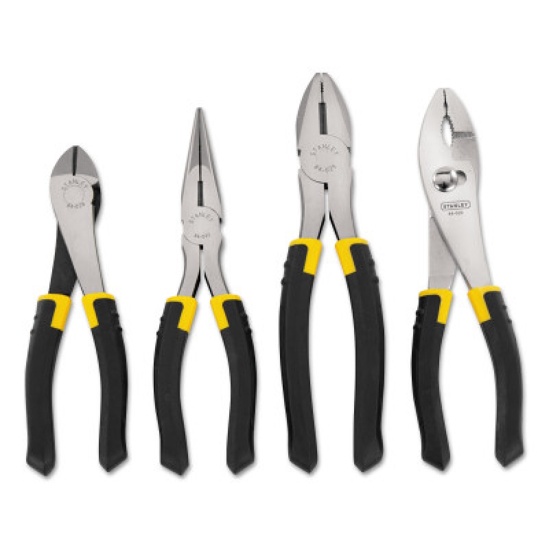 BI-MATERIAL PLIER SET -4 PIECES-STANLEY-PROTO *-680-84-058