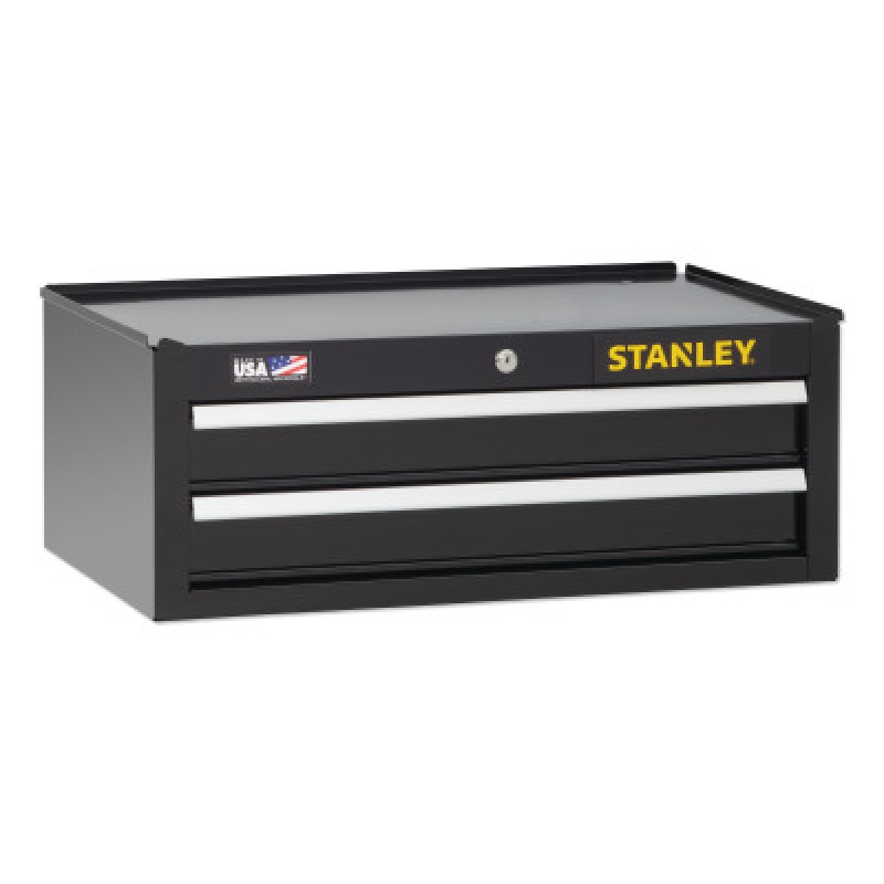 26IN 2 DRAWER MIDDLE CHEST - BLACK-STANLEY-PROTO *-680-STST22625BK