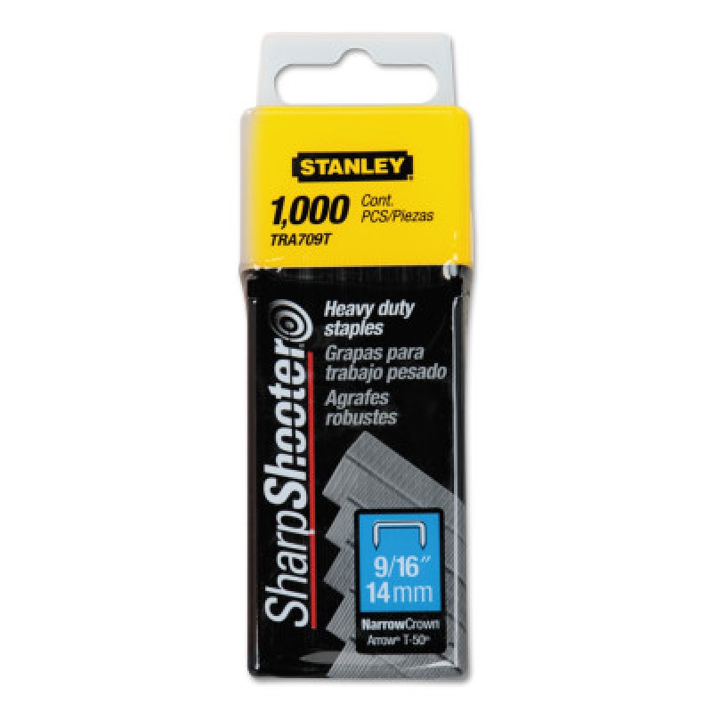 9/16" HEAVY DUTY STAPLE(BOX/1000)-STANLEY-PROTO *-680-TRA709T