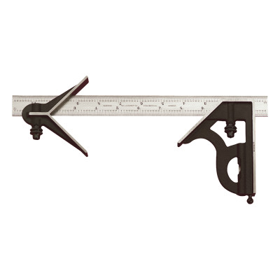 11HC-12-4R 12" COMBINATION SQUARE- 4R GRAD-L.S. STARRETT C-681-50056