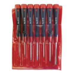 NO. 551 SERIES PRECISIONSCREWDRIVERS SET OF 7-L.S. STARRETT C-681-67203