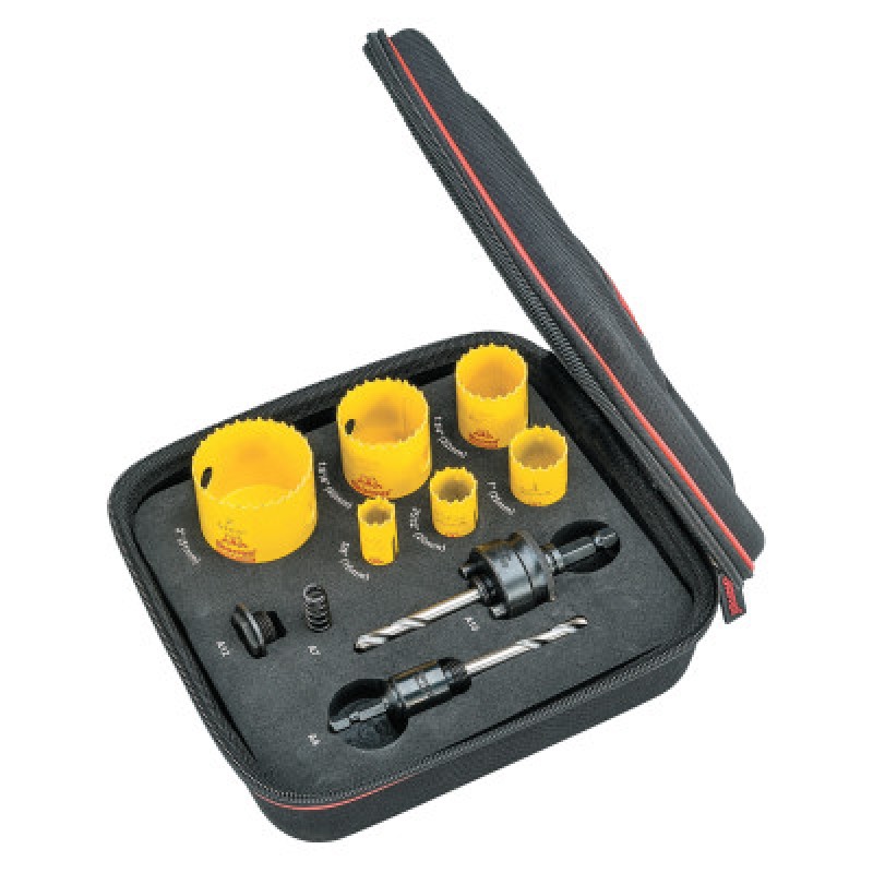 FCH ELECTRICIANS KIT C W/6 HOLESAWS AND 4 ACCESS-L.S. STARRETT C-681-KFC06041-N