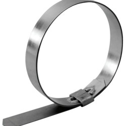 1-1/4"X1/2"X.030" STAINLESS STEEL CLAMP-IDEAL CLAMP-649-HBJS-204