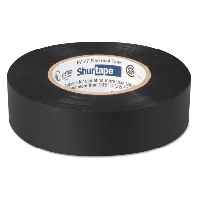 EV 077 BLK-3/4IN X 66FT-SHURTAPE-689-104706