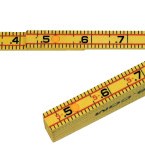 RHINO 6FT ENGINEERS FIBERGLASS FOLDING RULER-US TAPE *700*-700-55125