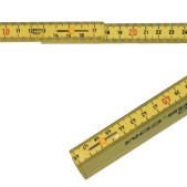 RHINO 6FT ENGLISH/METRICFIBERGLASS FOLDING RULE-US TAPE *700*-700-55155