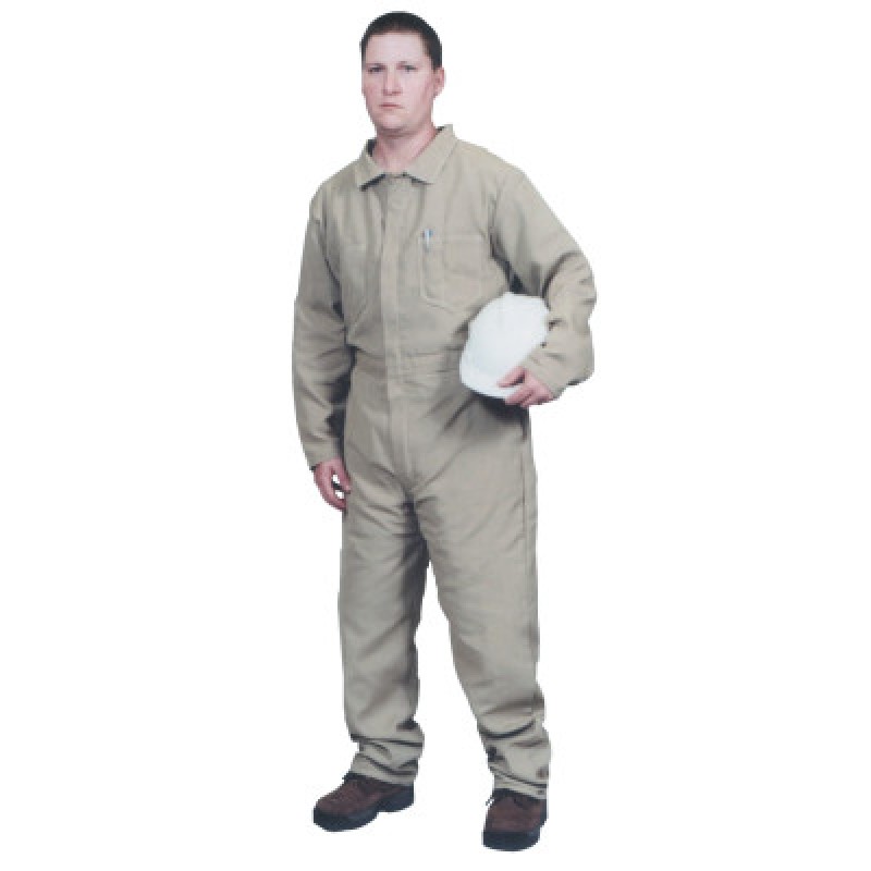 4.5 OZ. STANDARD NOMEXCOVERALL- TAN-STANCO MFG 100-703-NX4-681TN-L