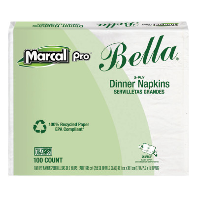 MRC06410 NAPKINS BELLADNR2PLY100PK-ESSENDANT-709-06410
