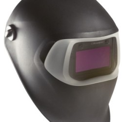 BLACK HELMET 100 W/ 100VSH 8-12-3M COMPANY-711-07-0012-31BL
