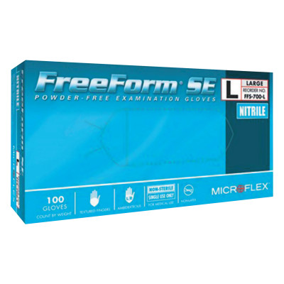 FREEFORM SE PF NITRILE EXAM LARGE-ANSELL HEALTHCA-748-FFS-700-L