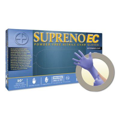 SUPRENO EC PF NITRILE EXAM LARGE-ANSELL HEALTHCA-748-SEC-375-L