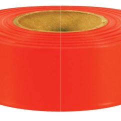 FLAG RED 1 3/16 IN 100YD-INTERTAPE-761-6886