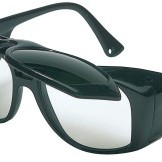 HORIZON BLACK FRAME SAFETY GLASSES SHADE 5 FLIP-HONEYWELL-SPERI-763-S213