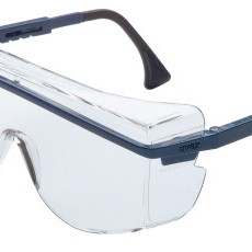 UVEX ASTRO OTG 3001 SAFETY SPECTACLE BLUE FRAME-HONEYWELL-SPERI-763-S2510