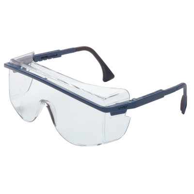 UVEX ASTRO OTG 3001 SAFETY SPECTACLE BLUE FRAME-HONEYWELL-SPERI-763-S2510C
