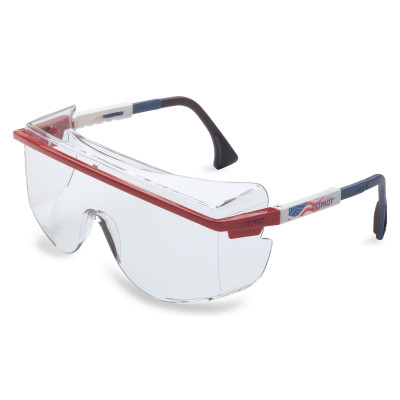 UVEX ASTRO OTG 3001 SAFETY SPECTACLE PATRIOT RWB-HONEYWELL-SPERI-763-S2530