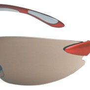 IGNITE RED/SILVER FRAMESAFETY GLASSES GRAY LENS-HONEYWELL-SPERI-763-S4411