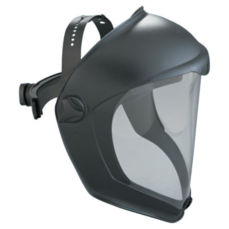 BIONIC BLACK MATTE FACESHIELD CLEAR PC LENS-HONEYWELL-SPERI-763-S8510