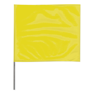 2"X3" 18"-WIRE YELLOW STAKE FLAG-PRESCO PROD*764-764-2318Y