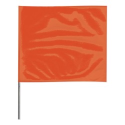 2.5X3.5X24"ORANGE WIRE STAKE FLAG-PRESCO PROD*764-764-2324O