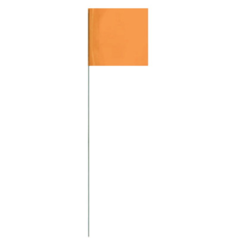 4"X5"X21" YELLOW WIRE STAKE FLAG-PRESCO PROD*764-764-4521Y