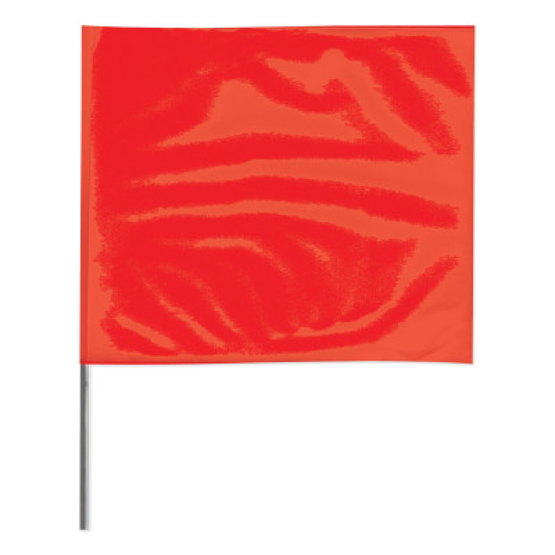 4"X5" 24" WIRE REDSTAKE FLAG-PRESCO PROD*764-764-4524R