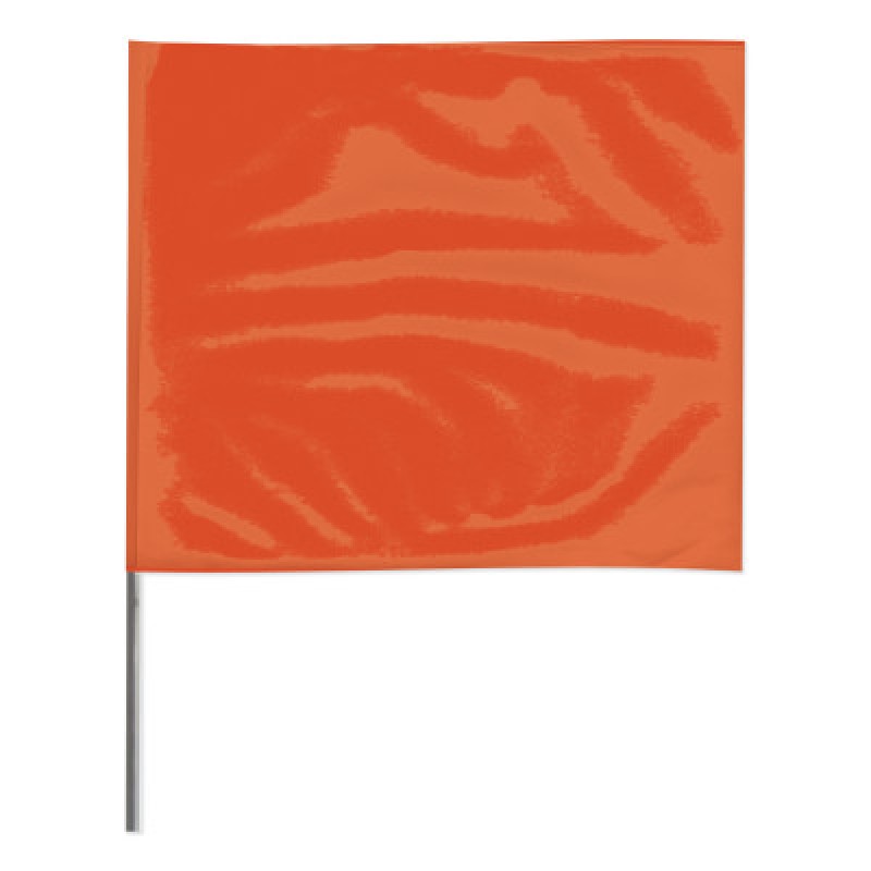 4"X5" 36" STD ORANGE STAKE FLAG-PRESCO PROD*764-764-4536O