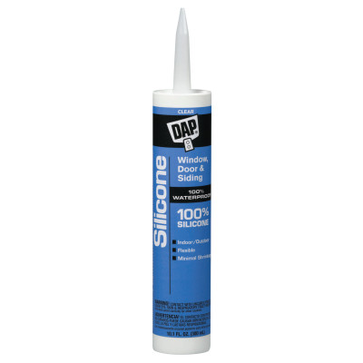 100% SILIC RUBBER SEAL.BLACK 10.1 FL. OZ.-DAP PRODUCTS IN-802-08642