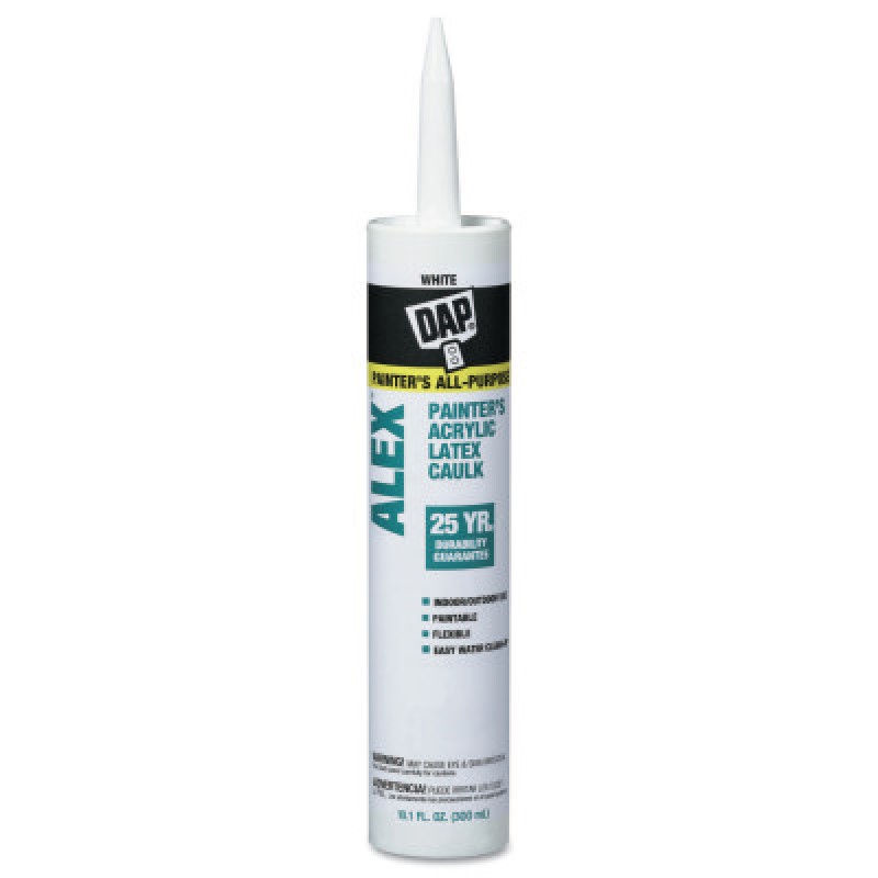 ALEX PAINTER'S LTX CAULKWHITE 10.1 FL. OZ.-DAP PRODUCTS IN-802-18670