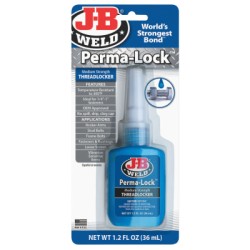 J-B PERM-A-LOCK 36ML. BLUE THREADLOCKER-JB WELD *803*-803-24236