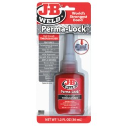 J-B PERM-A-LOCK 36ML. RED THREADLOCKER-JB WELD *803*-803-27136