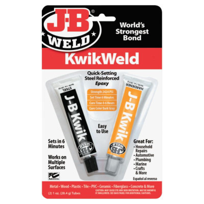 J-B KWIK SET TWIN TUBEADHESIVE-JB WELD *803*-803-8276