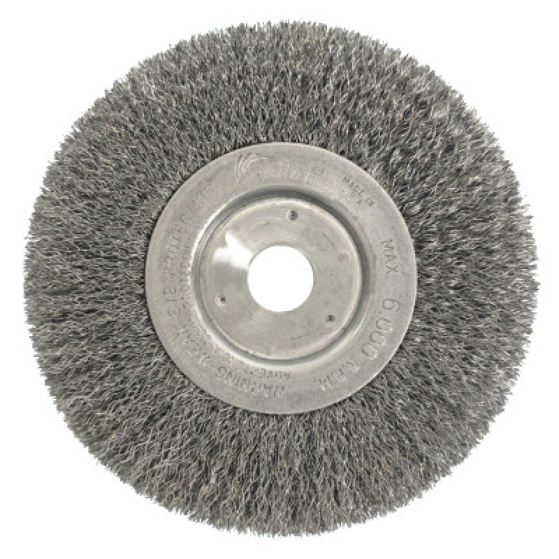6" NARROW CRIMPED WIRE WHEEL .0118 3/4"-WEILER CORPORAT-804-01068