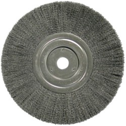 8" NARROW CRIMPED WIRE WHEEL .014 W/3/4"-WEILER CORPORAT-804-01178