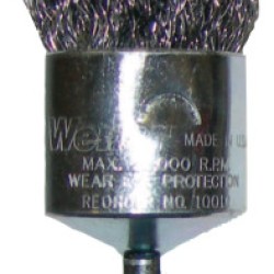 3/4" CRIMPED WIRE CNTRLDFLARE END BRUSH .014-WEILER CORPORAT-804-10306