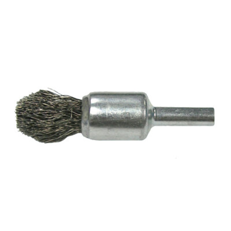 1/2" CRIMPED WIRE CNTRLDFLARE END BRUSH .014SS-WEILER CORPORAT-804-10314