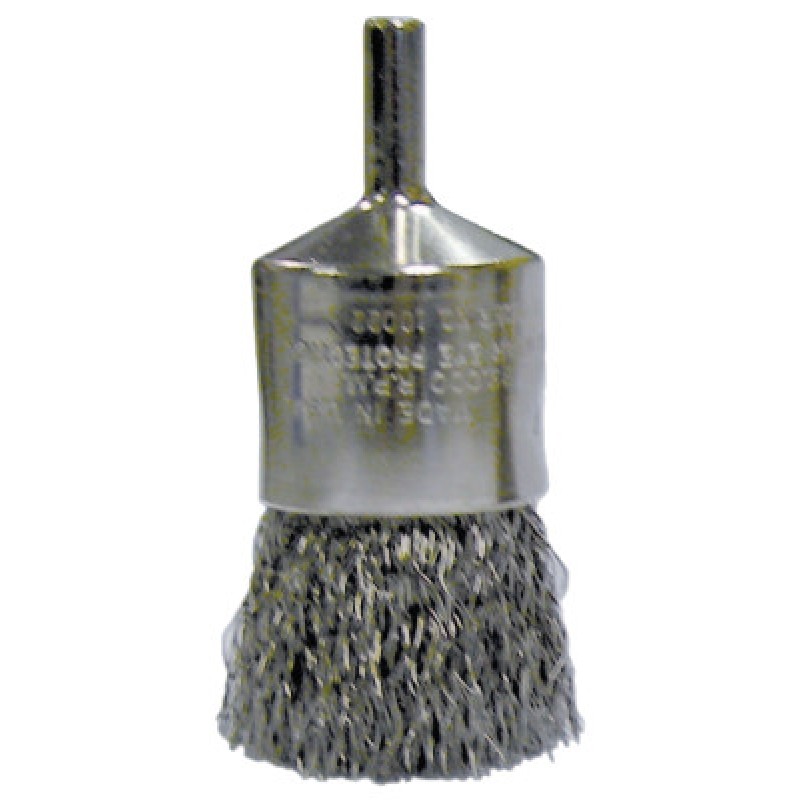 1" NICKEL PLATED END BRUSH-WEILER CORPORAT-804-10379