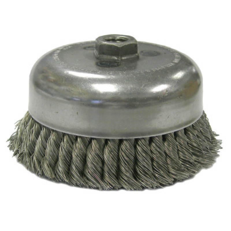 2-3/4" SINGLE ROW WIRE CUP BRUSH .020-M10X1.-WEILER CORPORAT-804-13281P