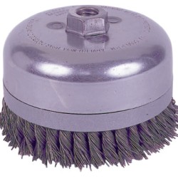 2-3/4" SINGLE ROW WIRE CUP BRUSH BANDED .020 SS-WEILER CORPORAT-804-13302