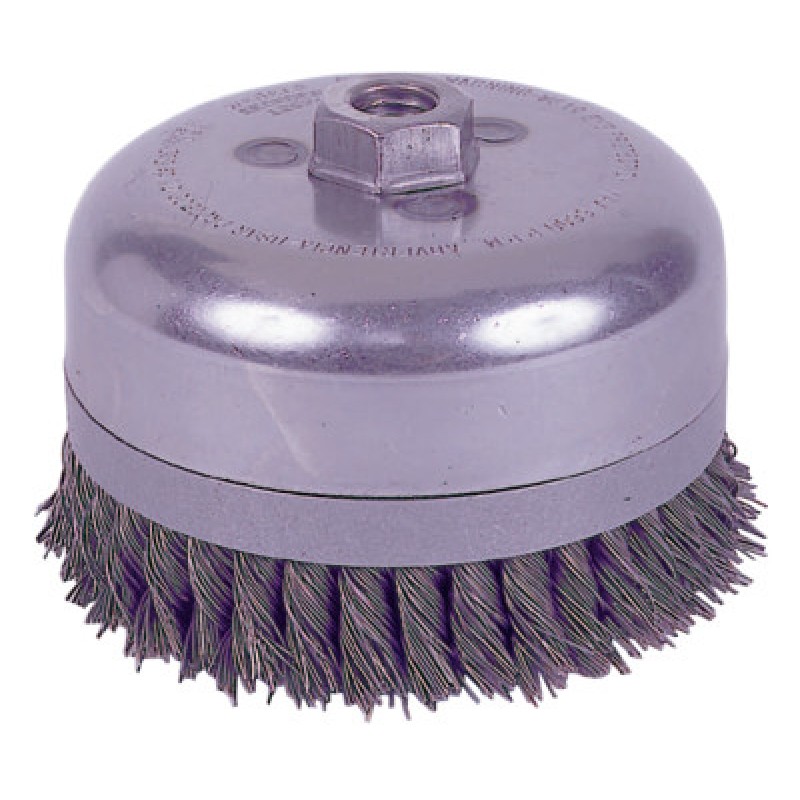 2-3/4" SINGLE ROW WIRE CUP BRUSH BANDED .020-WEILER CORPORAT-804-13301