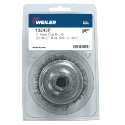 CRA-2 .14 5/8-11 3" DIACRIMPED WIRE CUP BR-WEILER CORPORAT-804-13245P