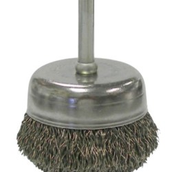 UC-2 2" CRIMPED WIRE CUPBRUSH- .0118- 1/4" STEM-WEILER CORPORAT-804-14306