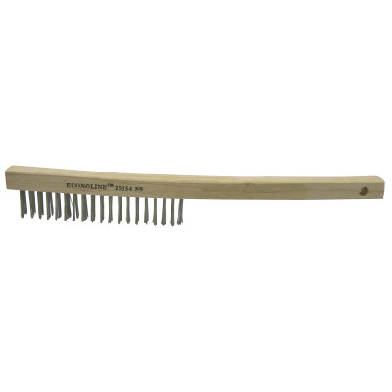 ECONOLINE SCRATCH BRUSH.012SS CURVED HAND-WEILER CORPORAT-804-25154