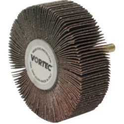 3 X1 X1/4 VORTEC COATEDABRASIVE FLAP DISC 120AO-WEILER CORPORAT-804-30728