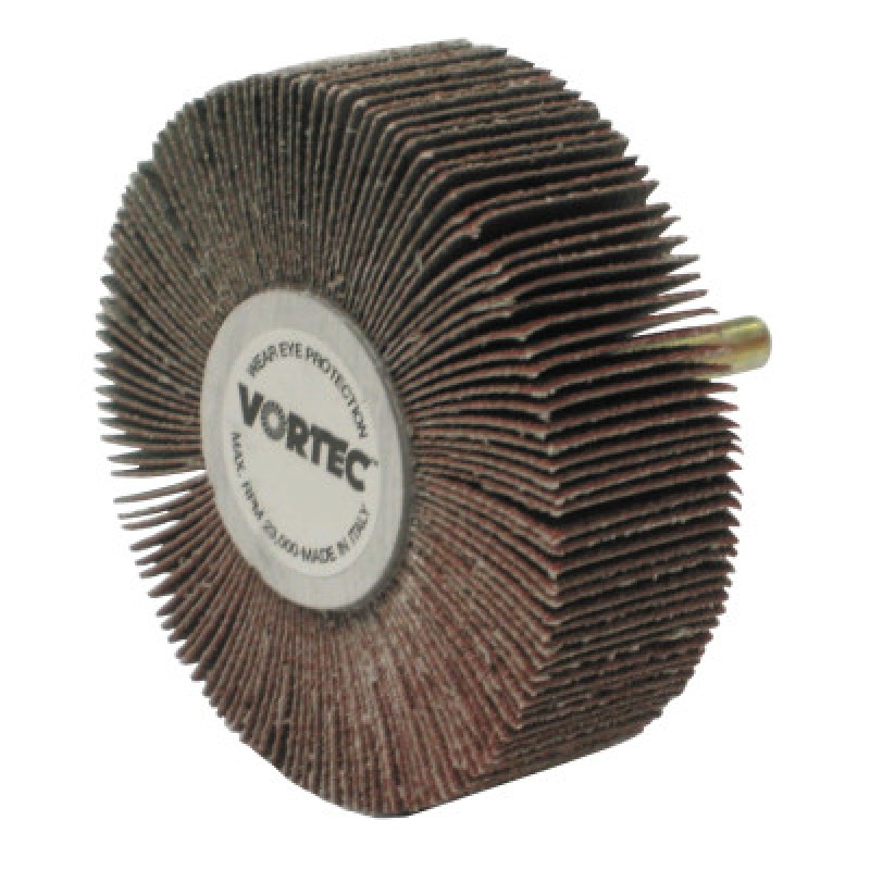 3 X1 X1/4 VORTEC COATEDABRASIVE FLAP DISC 120AO-WEILER CORPORAT-804-30728