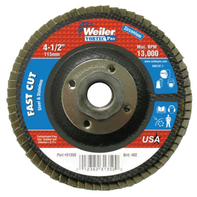 4-1/2" WOLVERINE ANGLED 40Z  5/8"-11 UNC NUT-WEILER CORPORAT-804-31350