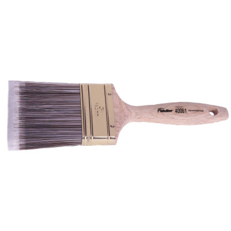 3" WALL PAINT BRUSH POLY/NYLON FILL WOOD HANDLE-WEILER CORPORAT-804-40061