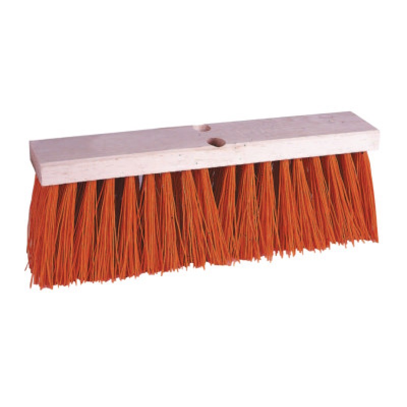 24"SYNTH STREET SWEEP ORANGE-WEILER CORPORAT-804-42055