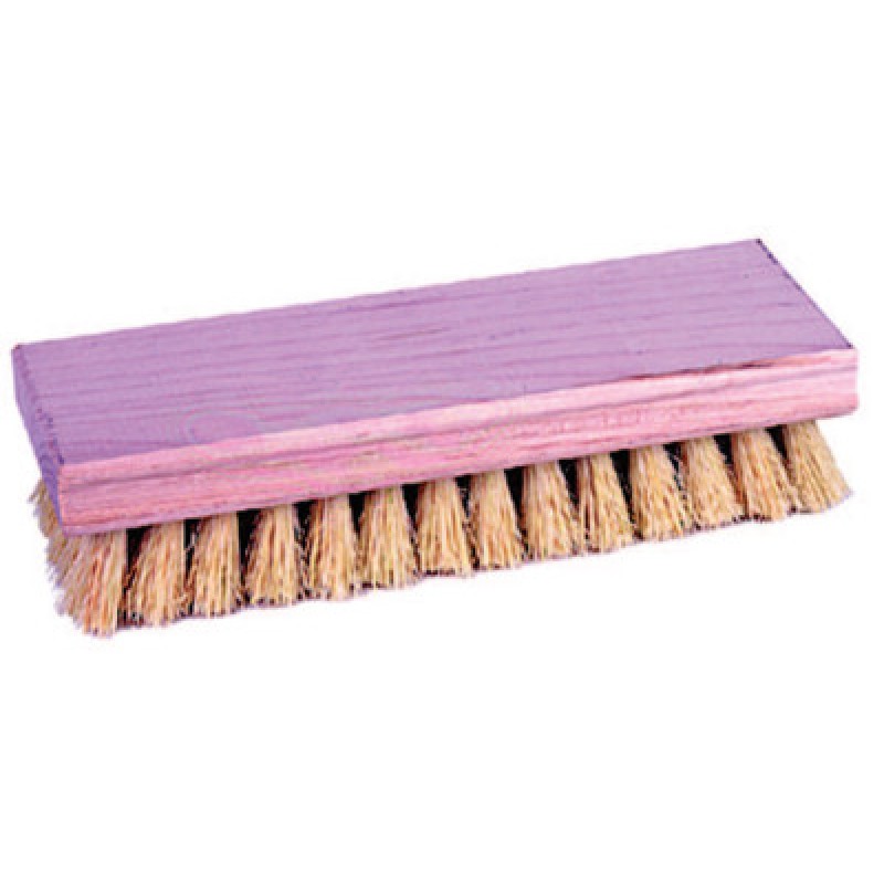 8" SQUARE END SCRUB BRUSH WHITE TAMPI-WEILER CORPORAT-804-44024